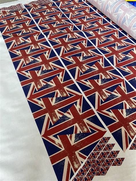 Vintage Union Jack Fabric Panel By Emma Bunting | notonthehighstreet.com