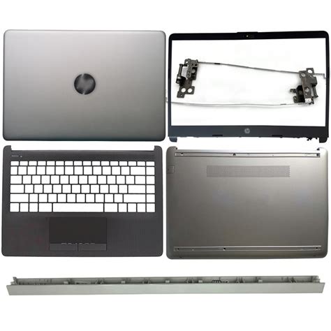 Replacement For For HP 14-CF 14S-CF 14S-CR 14-DF 14-DK 14S-DK Silver Laptop LCD Back Cover/Front ...