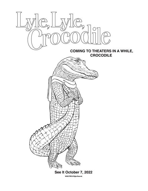 LYLE, LYLE, CROCODILE - Coloring Page | Lyle, Coloring pages, Cool ...