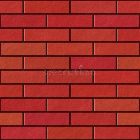 Cartoon Red Brick Seamless Pattern Stock Vector - Illustration of background, bricks: 113226187