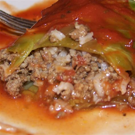 Beef Stuffed Cabbage Rolls Recipe