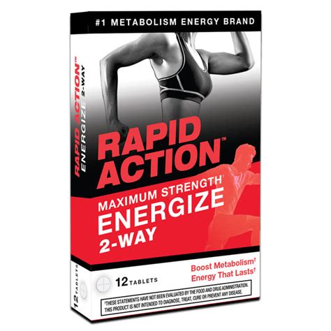 ENERGIZE Energy Pills - Fat Burning Supplement (12 Tabs) – Rapid Action ...