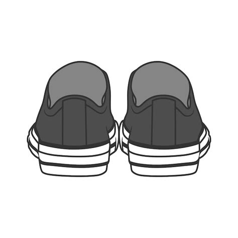 Premium Vector | Sneakers shoes vector illustration with color