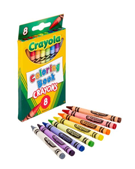 Crayola 8 Count Coloring Book Crayons, Great For Gifting - Walmart.com