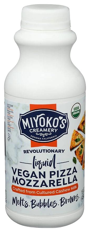 Amazon.com: MIYOKOS CREAMERY Organic Liquid Pizza Mozzarella, 16 OZ : Grocery & Gourmet Food