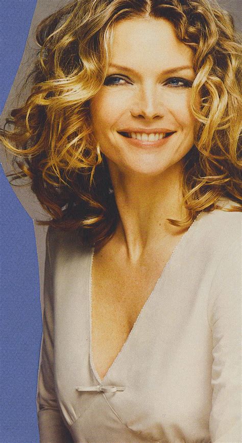 Michelle Pfeiffer Photo: Michelle Pfeiffer | Curly hair tips, Colored curly hair, Q hair