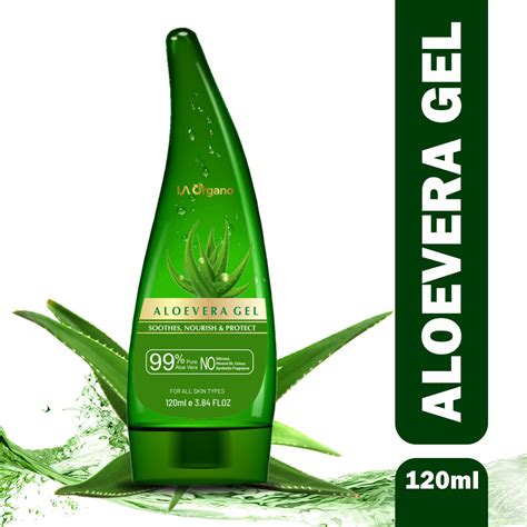 Aloe Vera Gel for Face and Hair - LA Organo