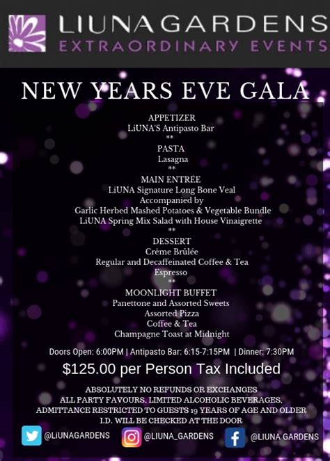 Spend New Year’s Eve with Us! | theliunafeed | LIUNA Station