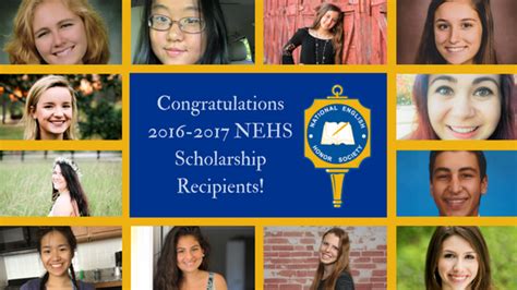 Congratulations Scholarship Winners (Part 2) – NEHS Museletter