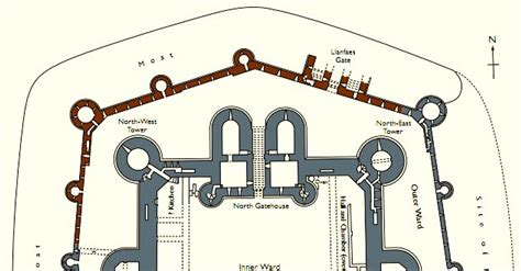 Plan of Beaumaris Castle (Illustration) - World History Encyclopedia