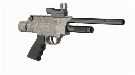 X2 Tranquilizer Dart Pistol In Camouflage 3D Model - TurboSquid 1980894