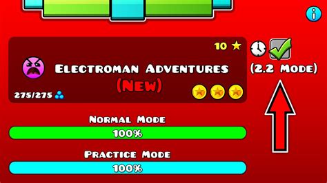 Official Levels 2.2 mode | Geometry dash 2.2 - YouTube