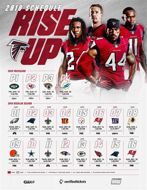 Atlanta Falcons 2022-2023 Schedule | 2023 Calendar