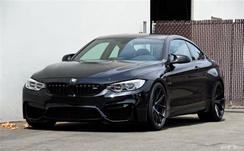 Black Sapphire BMW M4 with Matte Black HRE Wheels