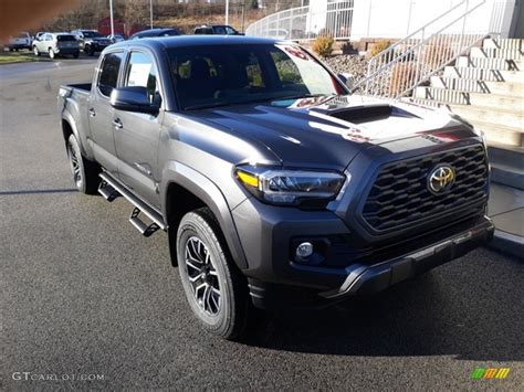 2020 Magnetic Gray Metallic Toyota Tacoma TRD Sport Double Cab 4x4 #136619858 Photo #26 ...