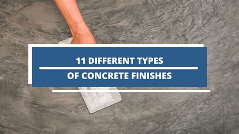 What are the Different Types of Concrete Finishes? - Wilson Exteriors