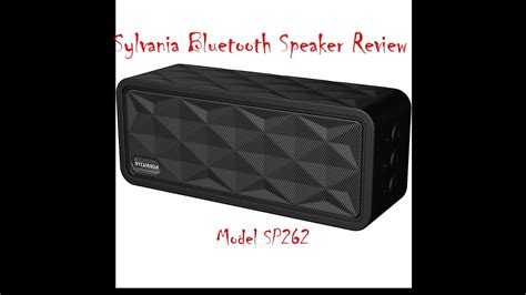 Sylvania Bluetooth Speaker Manual