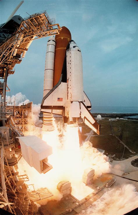 Shuttle Columbia Launch Photograph by Nasa/science Photo Library - Fine ...