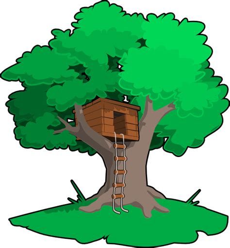 Tree House Clip Art at Clker.com - vector clip art online, royalty free & public domain