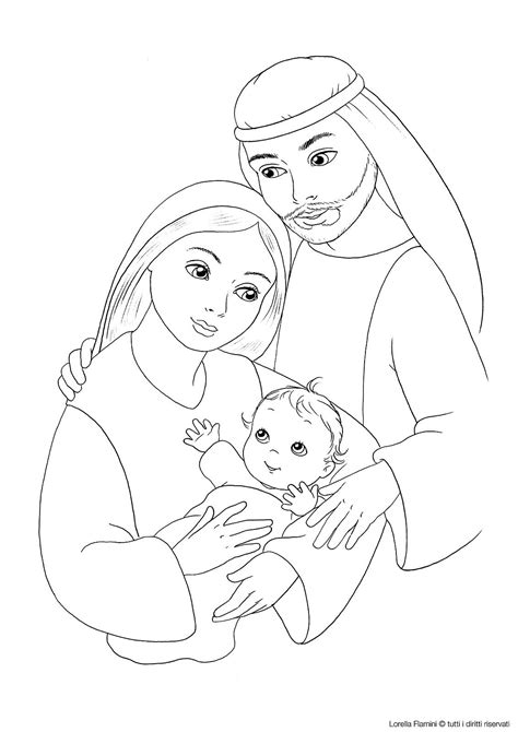 Printable Coloring Pages Of Mary Joseph And Baby Jesus - Coloring Pages Ideas