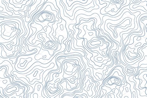 topographic map seamless pattern | Graphic Patterns ~ Creative Market