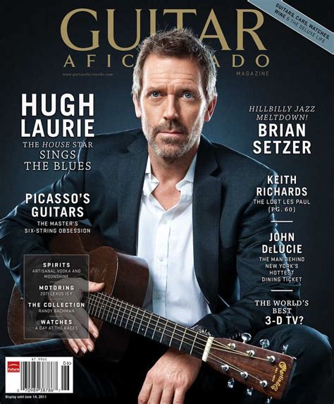 Hugh Laurie - Guitar Aficionado Magazine | Hugh laurie, Laurie, House md