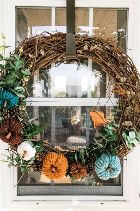 Crochet Fall Wreath - Free Pattern - MJ's off the Hook Designs