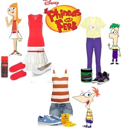 "phineas and ferb costumes" by vashappning on Polyvore | Phineas and ...