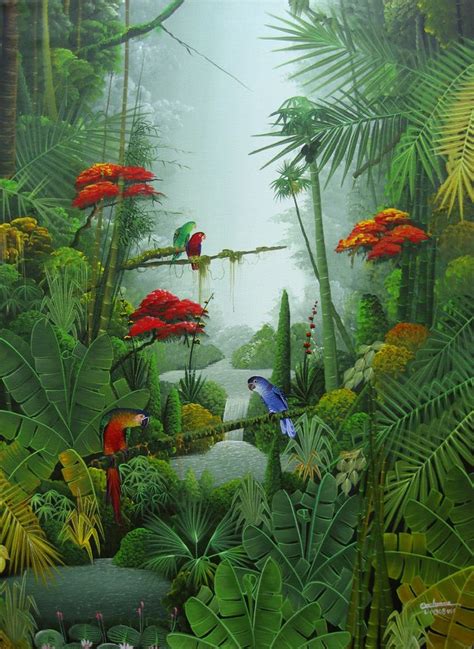 rain forest art - image by tag - keywordpictures.com Tropical Painting, Tropical Art ...