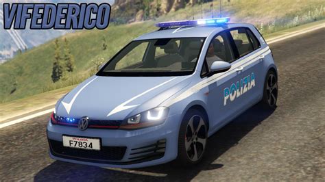 Volkswagen Golf MK7 - Polizia di stato | Italian Police [ELS] - GTA5-Mods.com