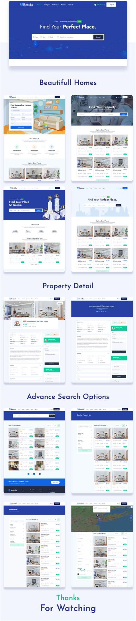 Resido – Real Estate HTML Template | Bootstrap4