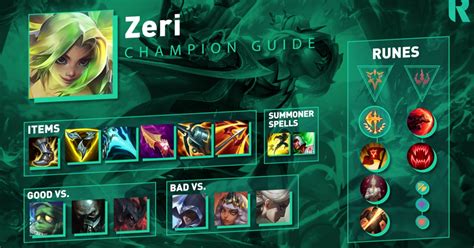 LoL Champion Guide: Zeri | RiftFeed