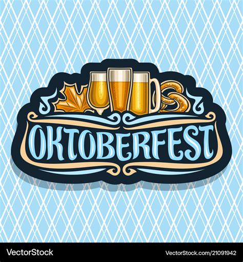 Logo for oktoberfest Royalty Free Vector Image