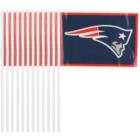 New England Patriots Flags 12ct- Party City | New england patriots flag, New england, New ...