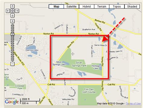 Silver Springs Park Map | Knapp Notes