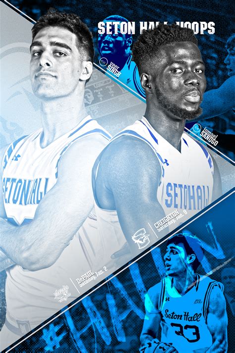 Seton Hall Basketball Program Covers on Behance