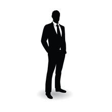 Business Man Black Silhouette Free Stock Photo - Public Domain Pictures