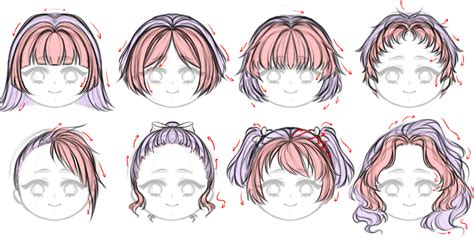 How To Draw Chibi Hairstyles