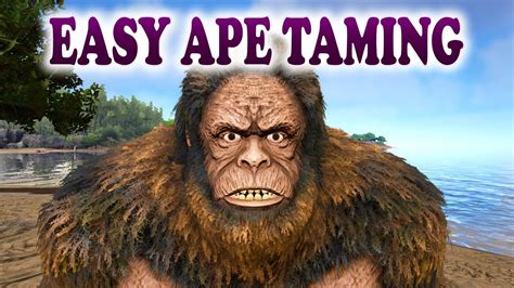 ARK | EASY GIGANTOPITHECUS TAMING | How To Tame a Gigantopithecus in ARK Survival Evolved - YouTube