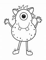 Cute Monsters Coloring Pages sketch template