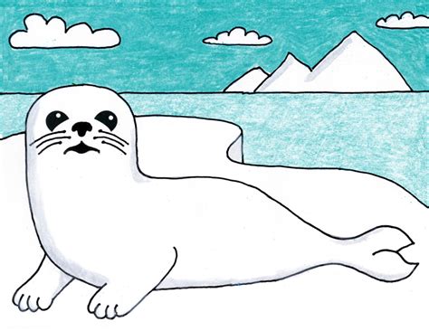 How to Draw a Seal · Art Projects for Kids