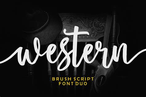 Western Script Font Duo (513312) | Script | Font Bundles