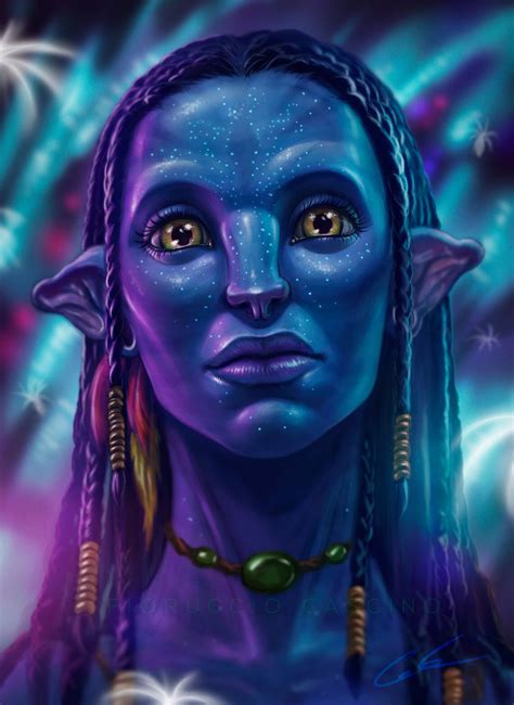 ArtStation - Neytiri Avatar Portrait Fanart