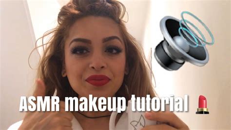 ASMR makeup tutorial - YouTube