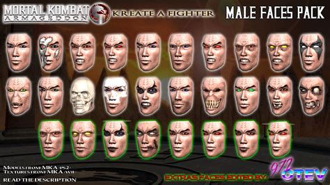 MKA - Kreate a Fighter - Male Faces Pack [XPS] by 972oTeV on DeviantArt