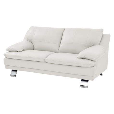 White Leather Loveseat – storiestrending.com