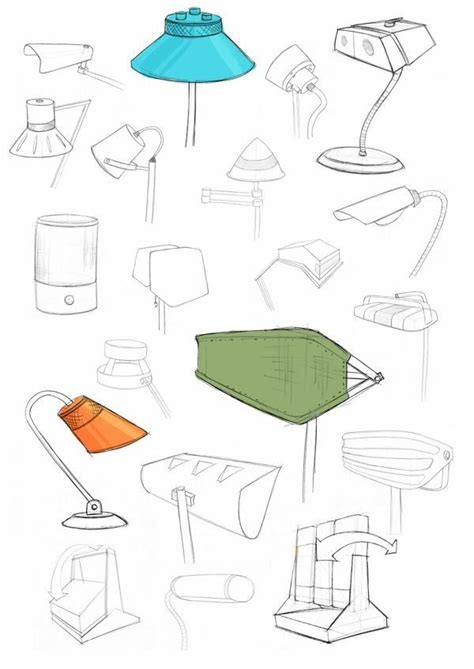 Pin by Katie Cadman on Desk Lamp Design | Industrial design sketch ...