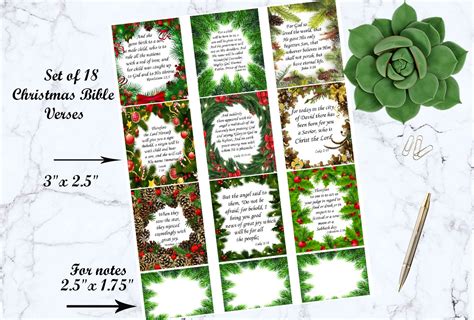 Christmas Bible Verse Print Christmas Scripture Cards Bible - Etsy