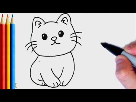 How To Draw A Simple Cat Step By Step - Cat Lovster