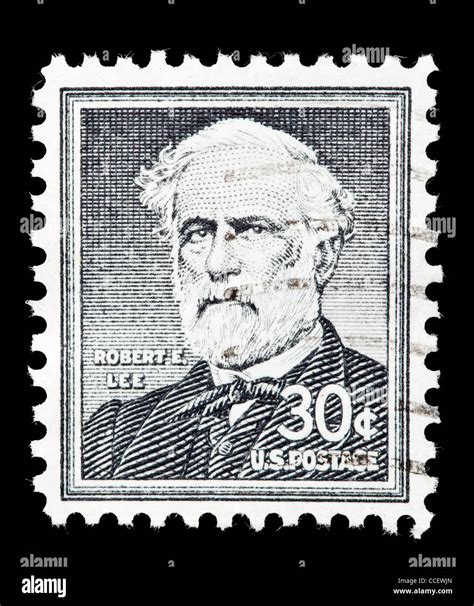 Postage stamp: United States Postage, Robert E. Lee, 30 cent, 1957 ...